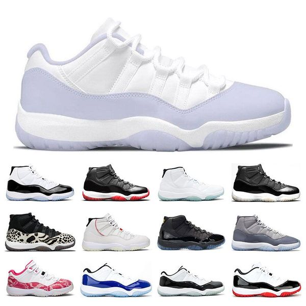 

basketball men shoes 11 pure violet 11s 25th anniversary cool grey legend blue white bred concord low sneakers women sports trainers