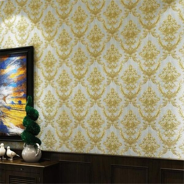 

wallpapers wellyu european damascus waterproof wallpaper living room dining full of stickers rooms el balcony aisle