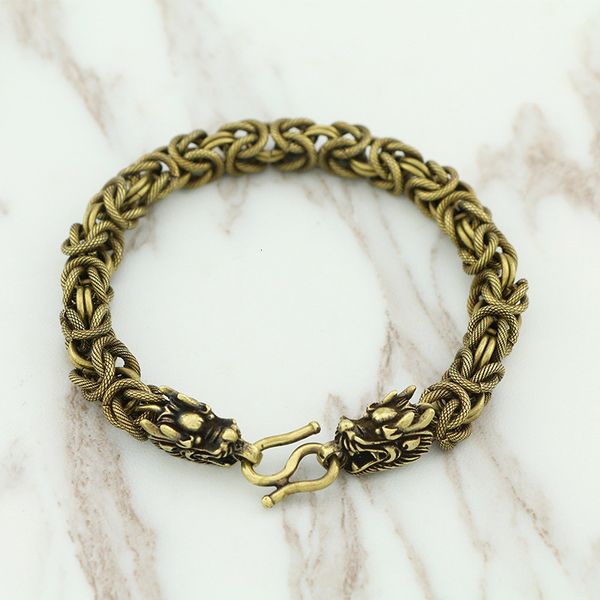 

bracelet indifference style antique copper leading men and women fashion cool domineering metal hip hop crafts, Golden;silver