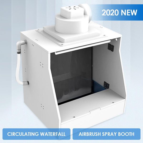 

power tool sets portable airbrush spray booth set paint extractor exhaust filter for model hobby crafts with led lighting painting art