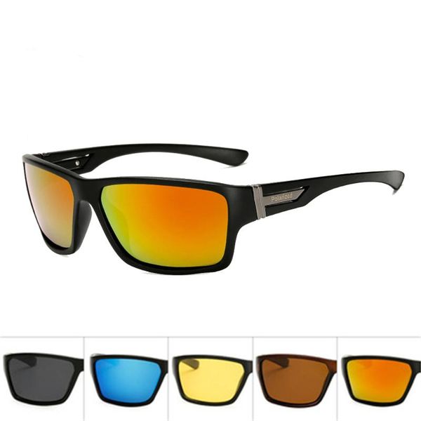 

sunglasses square polarized men's aviation driving shades male sun glasses for men retro designer oculos, White;black