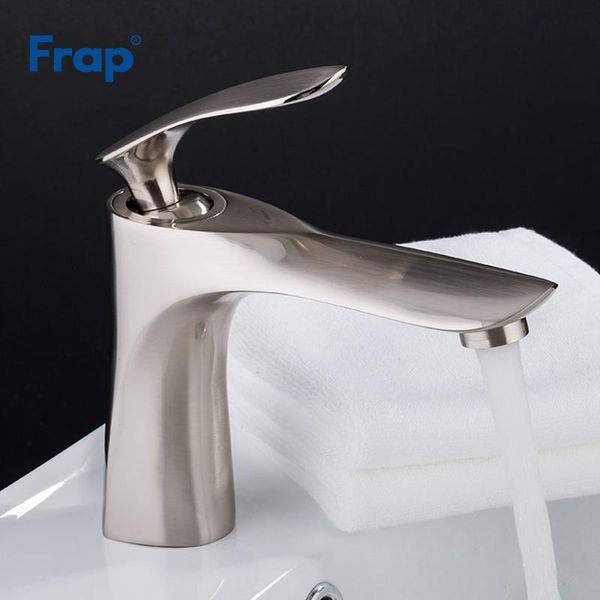 

bathroom sink faucets frap arrival brushed basin faucet single handle cold and water tap deck mounted mixer torneira y10056