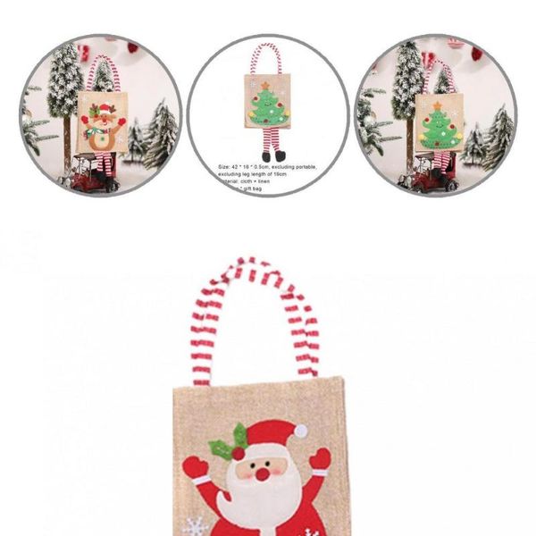 

gift wrap eye-catching exquisite christmas holiday candy pouch handbag party supplies