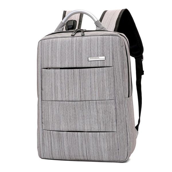 

backpack men lapexternal usb charge computer backpacks business travel bag canvas school bags large capacity