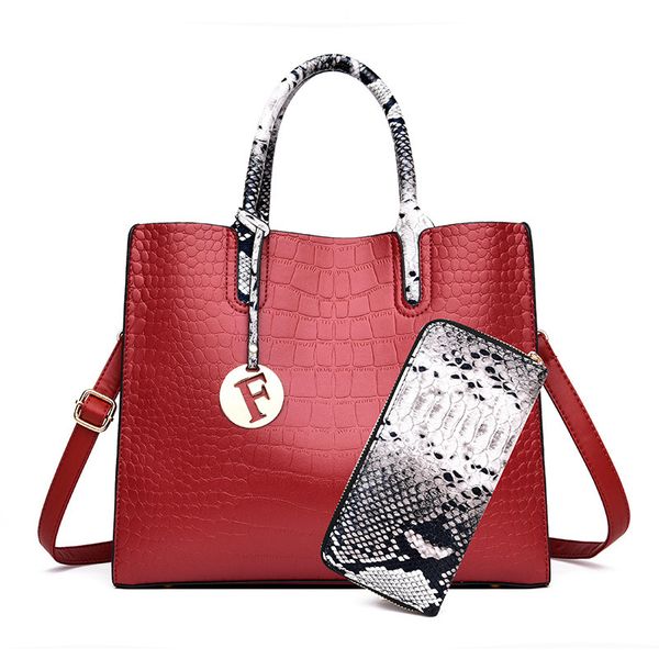 

2021 new fashion crocodile pattern bag