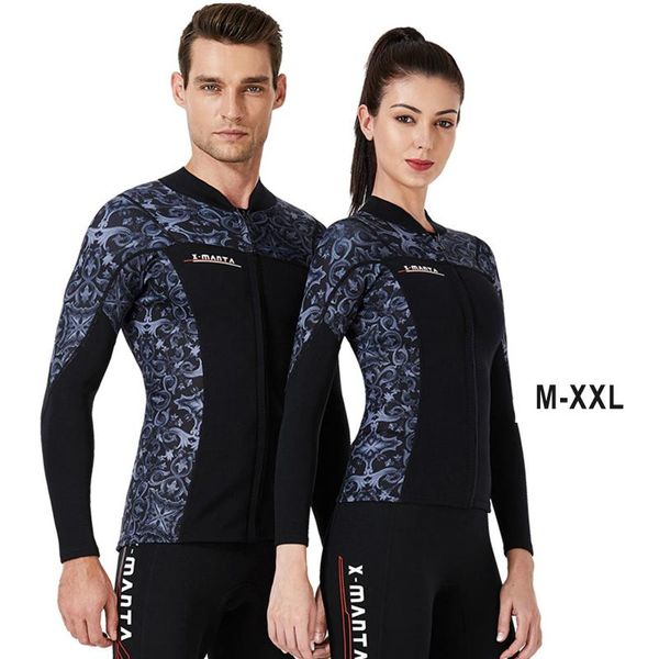 

swim wear wetsuit 1.5mm neoprene shirt jacket for water sports scuba diving