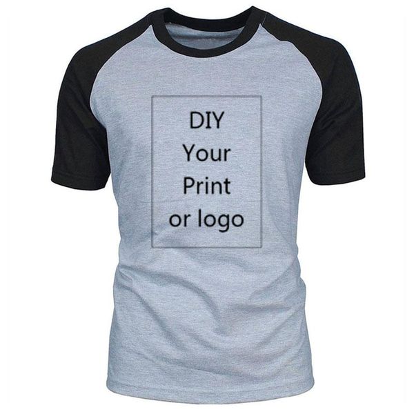 

men's t-shirts summer raglan short-sleeved o-neck t shirt fashion 3d printing t-shirt custom your exclusive tshirt diy large size tee, White;black