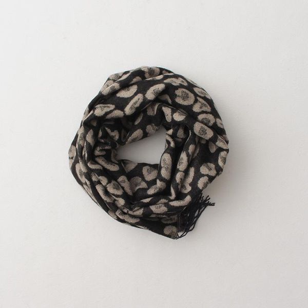 

scarves 2021 fashion women winter scarf warm cashmere pashmina lady luxury leopard tassel thick shawls and wraps bufanda, Blue;gray