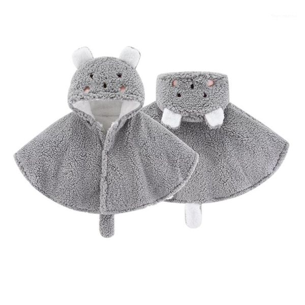 

jackets kids children baby christmas outwear thick warm hooded coat princess cloak cape autumn winter fashion outerwear dropship1, Blue;gray