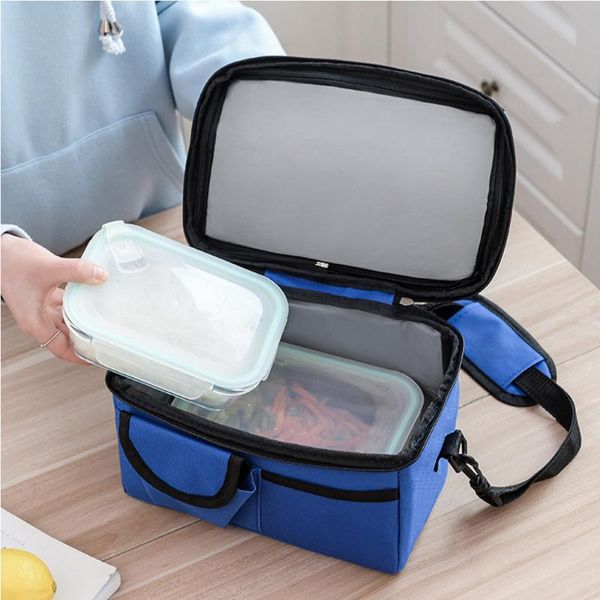 

car organizer portable insulated lunch bag food thermal delivery drink carrier storage and finishing