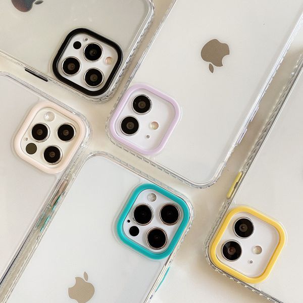 

for iphone 12 11 pro max caramel transparent case iphone x xr xs max 7 8 plus mini silicone soft case