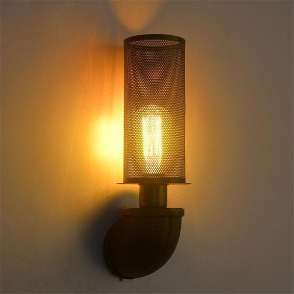 

wall lamp beiaidi creative personality pipe led industrial retro loft cafe bar aisle corridor light e27 el villa sconces