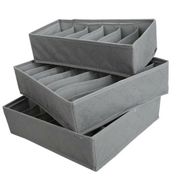 

pack drawer divider closet underwear socks tie box organizer container storage /by cosmetic bags & cases