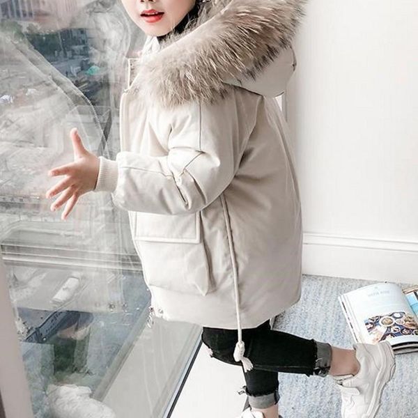

down coat winter jacket girls kids thickness cotton-padded children 2021wt039, Blue;gray