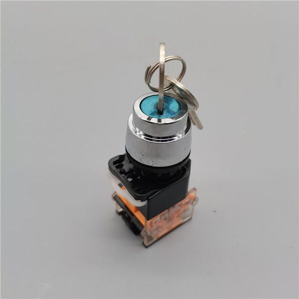 

smart home control 1pcs mechanical rotary switch knob 22mm 2 / 3 position selector electric key self-locking 1no1nc la38-11y2 la38-11y3