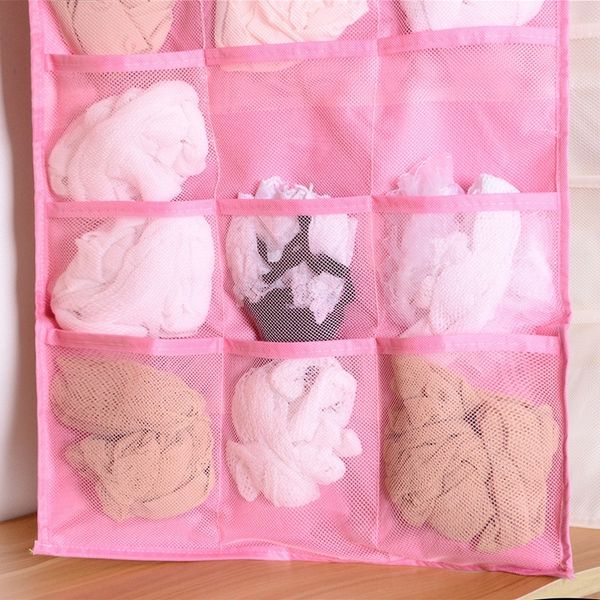 

nq08 wall hanging bags dormitory double side underwear socks bra underwear storage storage bag