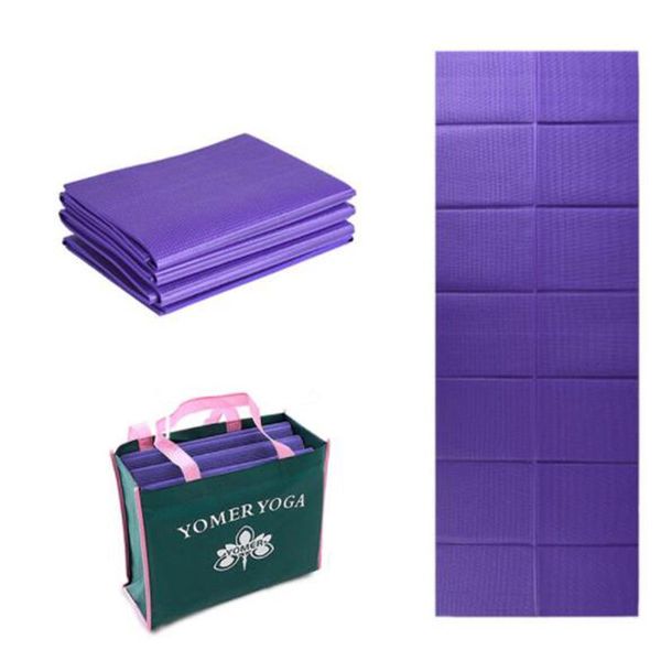 

yoga mats foldable mat fitness equipment travel portable gym anti-slip exercise for all types pilates floor exercises