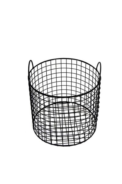 

metal wire round model decorative basket ws-243 ws243 bath accessory set
