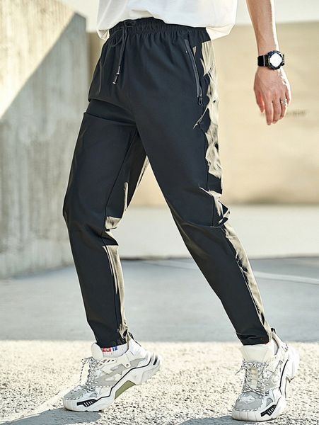 

men drawstring waist sweatpants j0ec#, Black