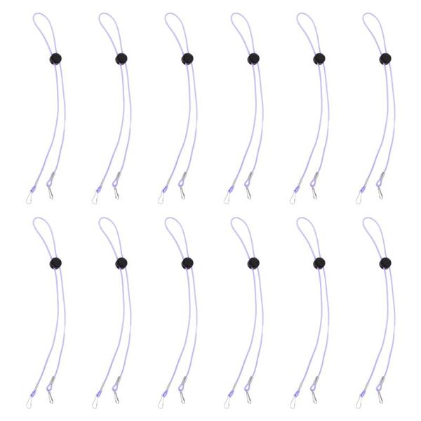 

hooks & rails 12 pcs windproof hat cords mask ear ropes holding rope hanging supply