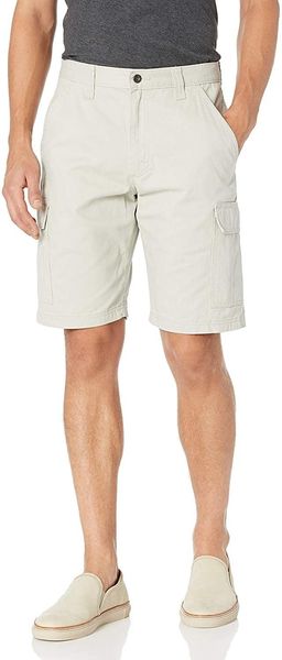 

men's shorts classic loose tooling, White;black