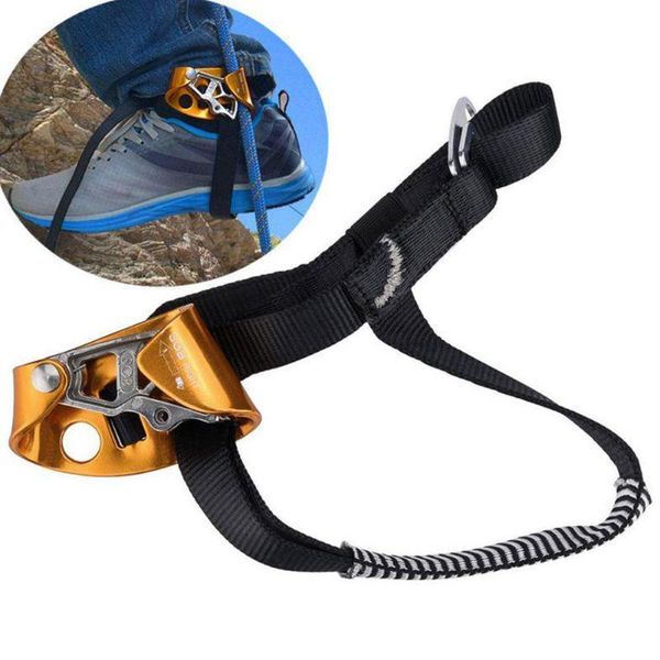 

cords, slings and webbing foot ascender riser rock climbing mountaineering equipment aluminum-magnesium alloy accessories outdoor gadgets