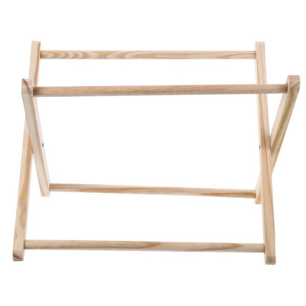 

hooks & rails 1pc deskstorage holder magazine spaper display rack wood