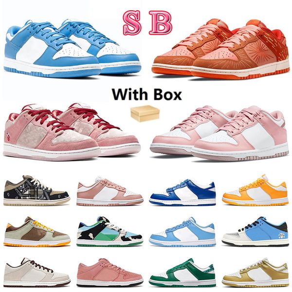 

[with box] mens womens low casual shoes designer summer jogging sports sneakes valentine day university blue winter solstice rose whisper mi, Black