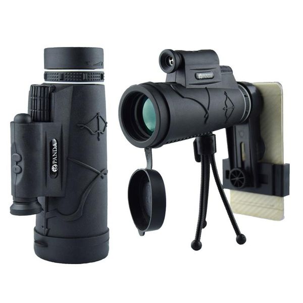 

telescope & binoculars 12x50 monocular for smartphone laser light night vision with phone holder tripod outdoor camping hunting