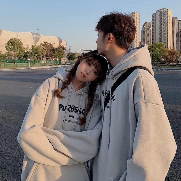 

men's hoodies & sweatshirts men hooded hip hop oversized male winter casual loose couples sweatshirt korean style black sudaderas