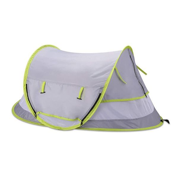 

baby beach tent, with a brim sun protection hat, portable travel tent upf 50+ infant shelters open folding outdoor bed tents and