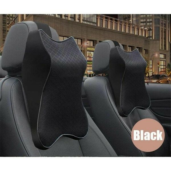 

seat cushions car headrest pad memory foam pillow head neck rest support travel