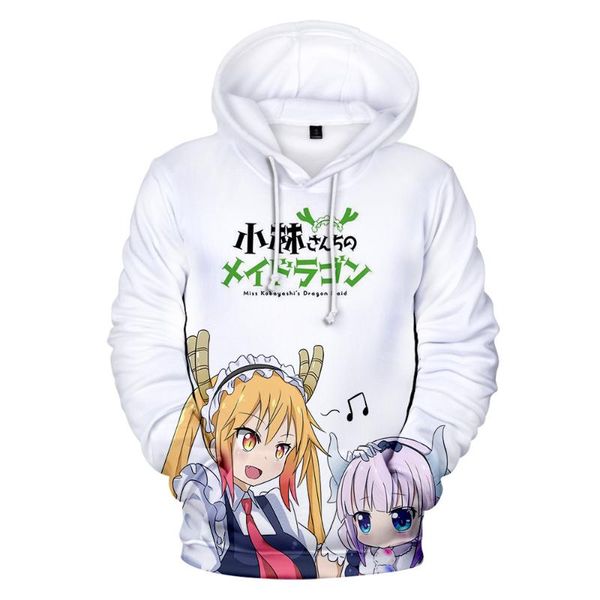 

women's hoodies & sweatshirts nieuwe print xiaolin's dragon maid 3d kinderen/vrouwen harajuku kpop high street hoody hip, Black