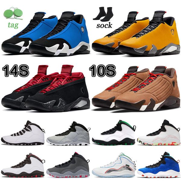 

authentic jumpman 14 14s man basketball shoes moda jumpman14 university gold gym blue fortune red lipstick jumpman10 10s cool grey designer