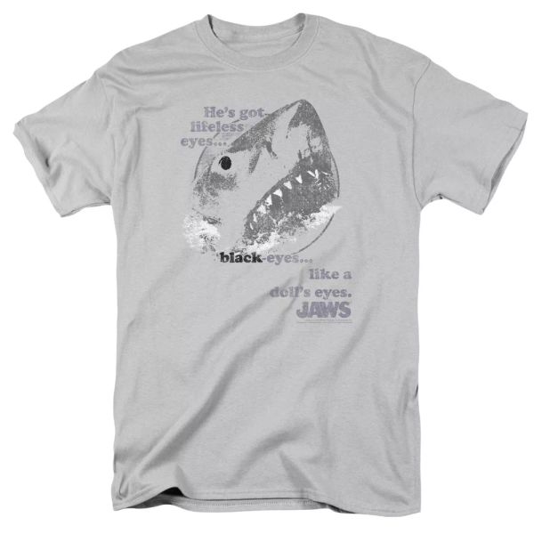 

jaws like doll's eyes t-shirt sizes s-3x new, White;black