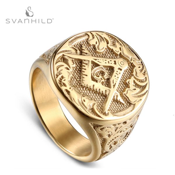 

jewelry men s masonic stainless men's titanium steel ring, Silver