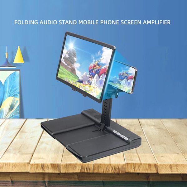 

cell phone mounts & holders 12 inch screen magnifier holder stand 3d enlarger magnifying video projector bracket desksupports