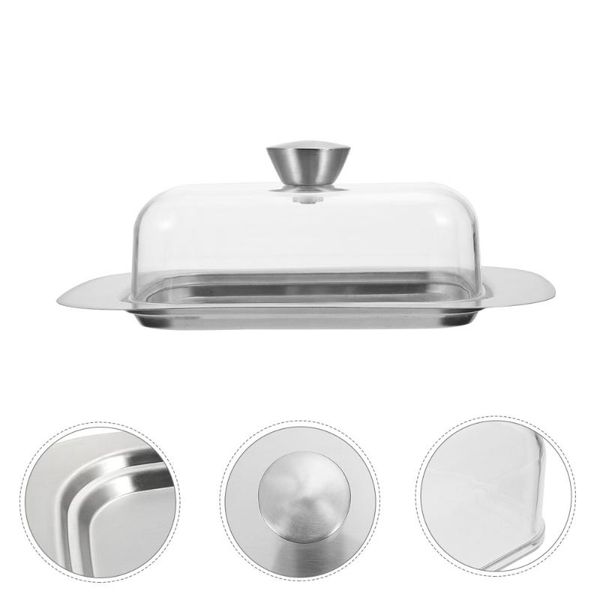 

dishes & plates 1pc cheese storage box butter fresh keeper creative with lid