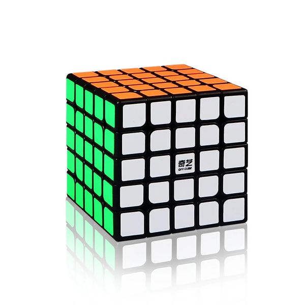 Qiyi Professional Cube 5x5 Magic Cubo Puzzle Speed ​​Plastic Learning Education Bambini Growps Anti-stress Cubo Toy