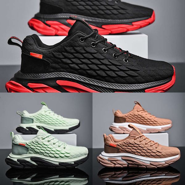 

Casual shoes 2021 new spring travel fashion student leisure sports men's flying woven breathable mountaineering WJ69, Black