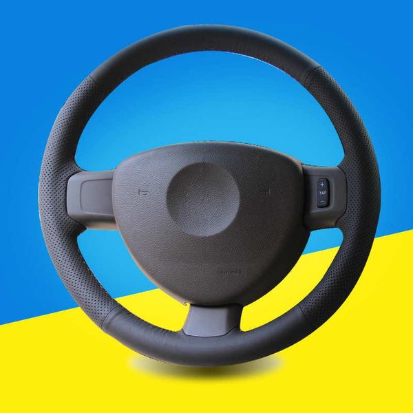 

steering wheel covers auto braid on the cover for gl8 2006-2014 car braiding