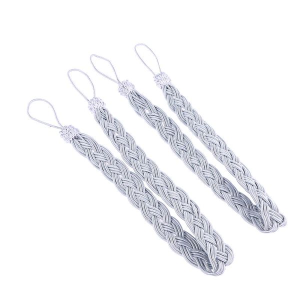 

other home decor 2pcs hand tied curtain clip buckle holdback fabric drapery tassels tiebacks tassel window knitted braid