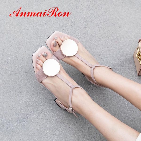 

women arrival high heel sandals genuine leather basic wedding buckle strap solid shoes size 34-42 ly2285, Black