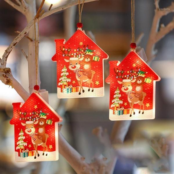 

christmas decorations led light xmas tree decor santa claus snowman snowflake socks merry for home 2022 l6y0