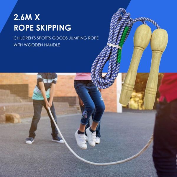 

wood handle skipping rope lose weight exercise sports fitness speed 3m jump for easy safety accessories ropes