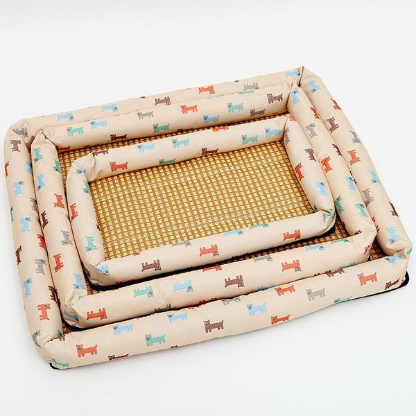 

summer dog cooling mat oxford cloth blanket non-slip pet for home car travel keeping cool sleeping cushion pad kennels & pens