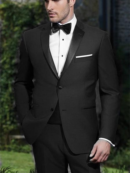 

men's suits & blazers arrival two buttons groomsmen notch lapel groom tuxedos men wedding/prom blazer ( jacket+pants+tie) d69, White;black