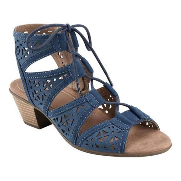 

sandals women's summer hollow open toe high heel, Black