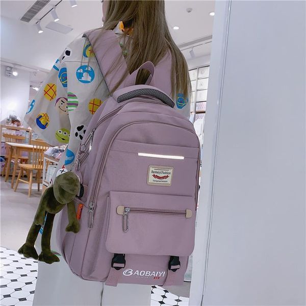 

backpack female college student 2021 junior high school leisure and travel