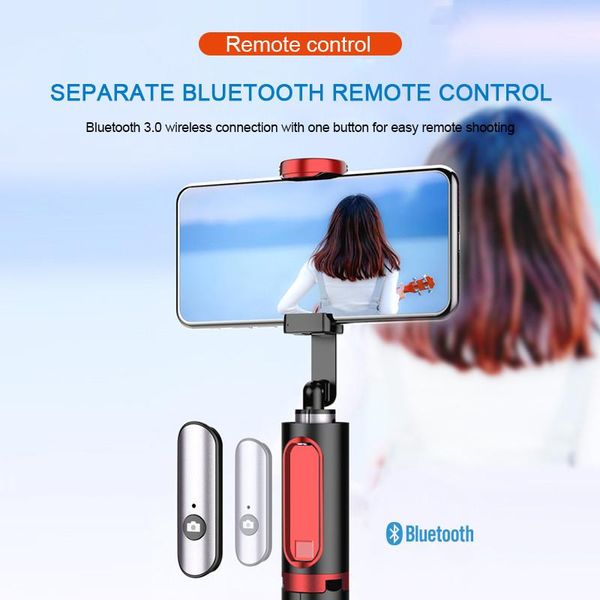 

selfie monopods wireless bluetooth stick with tripod remote control phone gimbal video anti-shake stabilizer handheld